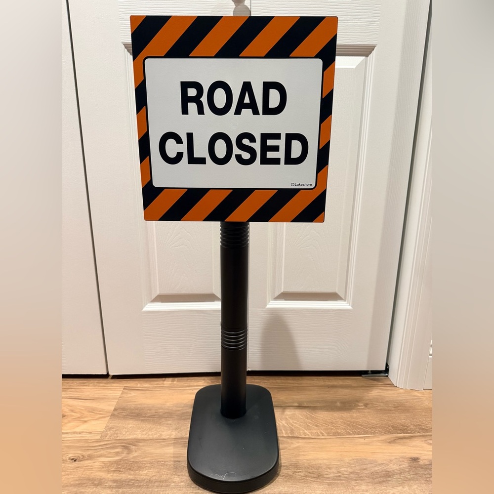 Lakeshore Learning Keep it Safe! Traffic Sign - Road Closed